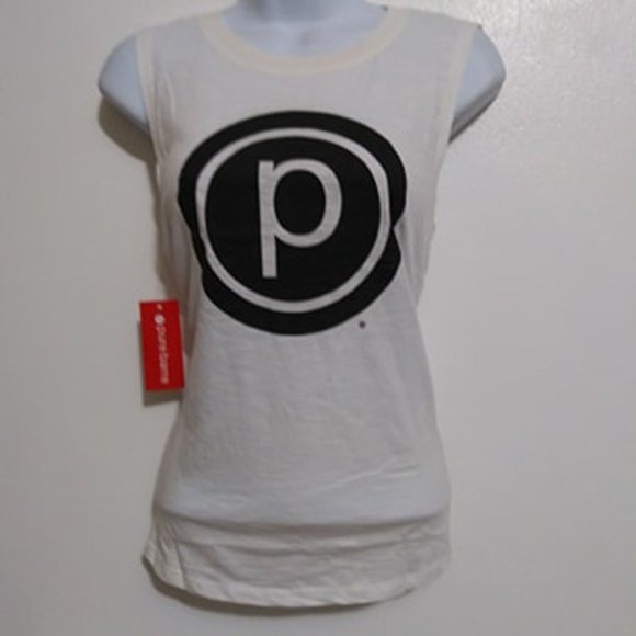 Pure Barre Women's Muscle Summer Tank Top. 100% Cotton - Picture 1 of 3